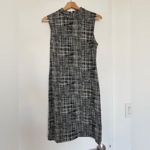 Knee-Length Dress w/ Mock Neck